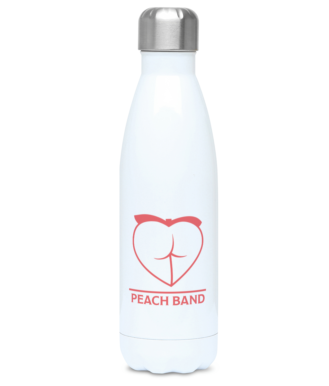 Peach Band logo 500ml Water Bottle